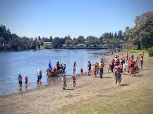 Gorge Canada Day Picnic - Big Canoe Rides - Saanich BC